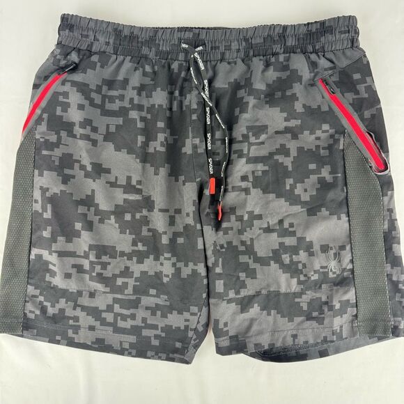 Spyder Other - Spyder Active Camo Athletic Drawstring Shorts